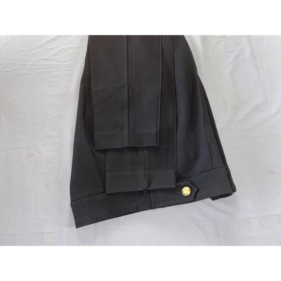 Express Gold Buttoned Skinny Fit Chino Trouser Pants. Black, Tag 8L. EUC!! - Picture 4 of 9